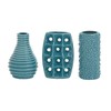 Deco 79 Ceramic Decorative Vase Centerpiece Vases with Varying Patterns,