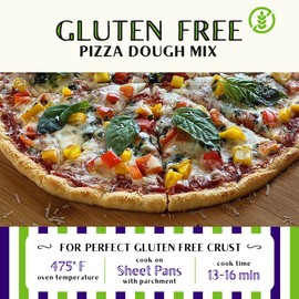 Urban Slicer Pizza Worx - Pizza Kit - 1 Bag Gluten Free Pizza Dough - 1 Pizza Sauce…