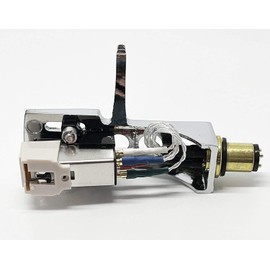 ReadyWired Turntable Silver Headshell with Cartridge Stylus for Pioneer PLX-1000, PL-518, PL-530, PL-A35, PLX-500, PL-560, PL-200, PL-516, PL-255, PL-200X, XL-A700, PL-A45D