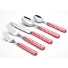 ANNOVA Silverware Set 20 Pieces Stainless Steel Cutlery Color Handle