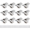 Furniture Castors, Pack of 12 1.2 cm Small Rubber Castors