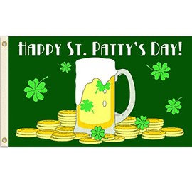 Happy St. Patty's Day 3x5 Polyester Flag
