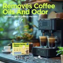 apptrin Espresso Machine Cleaning Tablets, Coffee Machine Cleaning Pods, Coffee Machine Cleaner for All Espresso Machine, 48 Pack