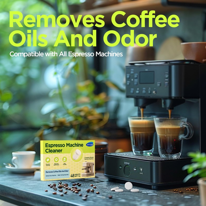 apptrin Espresso Machine Cleaning Tablets, Coffee Machine Cleaning Pods, Coffee