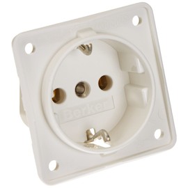 Berker Schuko plug-in pws 941852502 with screw terminals Integro socket 4011334240549 (2 pieces Schuko socket)