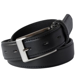 TAVARAT Tps-130 Men's Business Belt, Genuine Leather, 1.2 inches (30 mm), Made in Japan, Adjustable Size, Himeji Leather, Black (Regular Size)