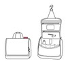 Reisenthel Travel Bag with Choice of Motif, black, Cosmetic case
