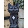 Ebros Sinister TeeHee Pets Grinning Black Cat Figurine 4"Tall Wild
