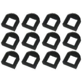 Zanyzap 12 Foam Pre-Filters for Drinkwell Stainless Steel 360, Lotus, Avalon, Pagoda Water Bowl