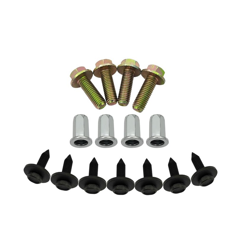 UINIEBOOM Steel Front Bumper Skid Plate Bolts Nutserts Rivet Nuts
