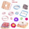 Flower Loom Kit, Round Knitting Loom Set with 1 Plastic