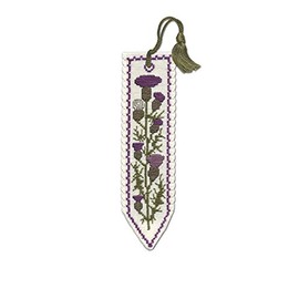 Scottish Thistle Bookmark Cross Stitch Kit - Textile Heritage