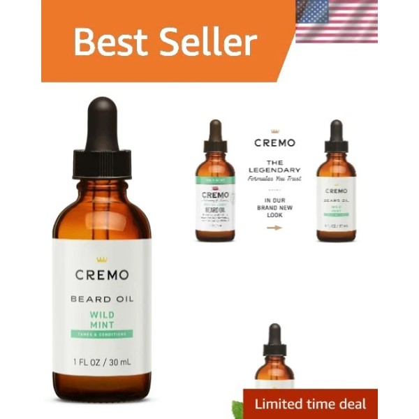 Unbranded Argan & Jojoba Beard Oil - Revitalizing Wild Mint