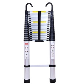 Retractable Extension Ladder 20FT Telescopic Folding Heavy Duty Climb Sturdy