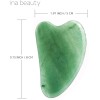 Ina Beauty Best Gua Sha Heart Natural Jade Stone for
