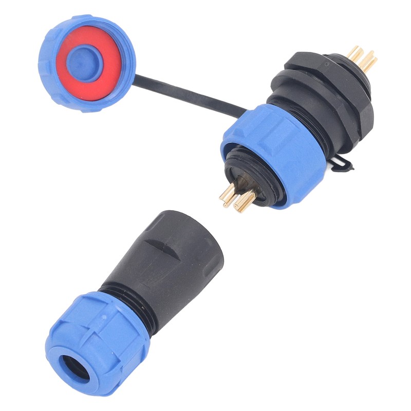 5Pcs Aviation Plug Socket IP68 Waterproof 2 Pin Aviation Connector