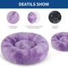 BVAGSS Small Dog Bed,Anti-Anxiety Donut Cuddler Cozy Soft Round Bed,Calming