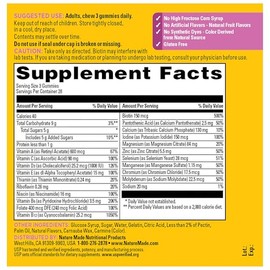 Nature Made Advanced Multivitamin Gummies 50 + for Her, Womens Multivitamins Gummies with Magnesium Citrate, Vitamin D3, Zinc, Calcium and All 8 B Vit
