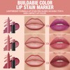 LANGMANNI 12Pcs Sculpting Matte Velvet Lip Set,Nude Colors Sculpting Kit|