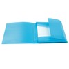 HERMA Elastic Folder Translucent in Light Blue, A4, Sturdy Plastic,