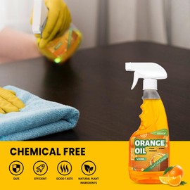 PIPIHUA Wood Oil Polish Spray, Shines & Protects, Wood Cleaner and Furniture Polish for Cabinets Tables Floors 16.9 oz