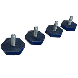 Compatible with Hotpoint Ariston Indesit AIB16UK HV5L125PUK Washing Machine Adjustable Feet (Set of 4 Pieces)