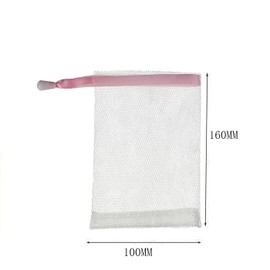 Mirhua 石鹸ネット 泡立てネット 濃密泡 メッシュ素材 ト手軽に泡が作れる 吊り下げ 手洗い 洗顔 お風呂用 5個入り ランダムな色