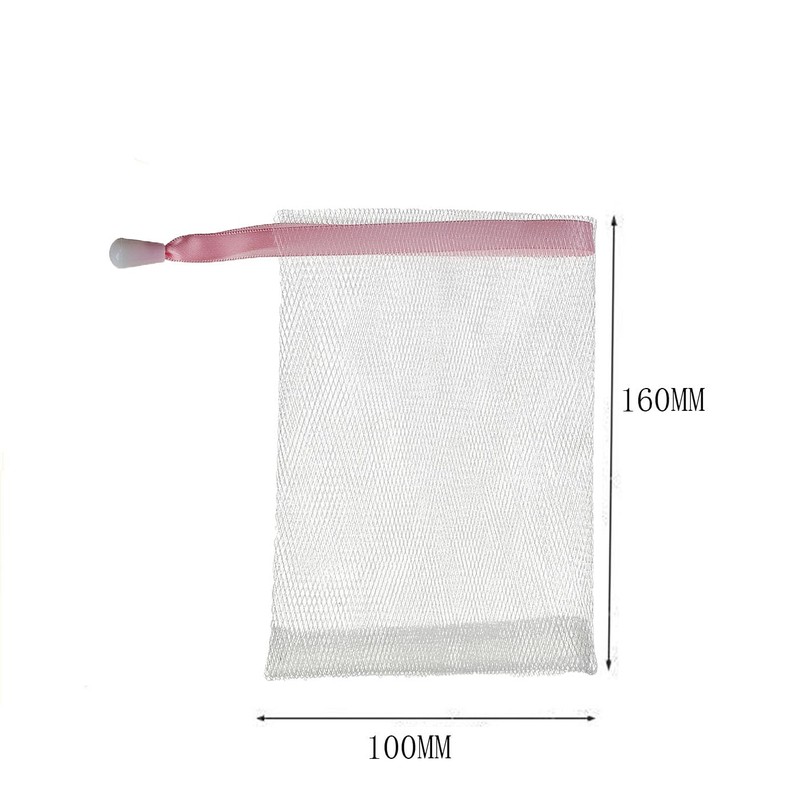 Mirhua 石鹸ネット 泡立てネット 濃密泡 メッシュ素材 ト手軽に泡が作れる 吊り下げ 手洗い 洗顔 お風呂用