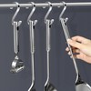 S Hooks,10Pcs S Shaped Hooks for Hanging, S-Shaped Stainless Steel