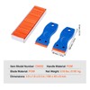 Happybuy Plastic Razor Blade Scraper,2PCS Scraper Tool, 120PCS Plastic Blades,