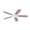 Locknodes 05 Red - Ceiling Fan Skin Kit fits most