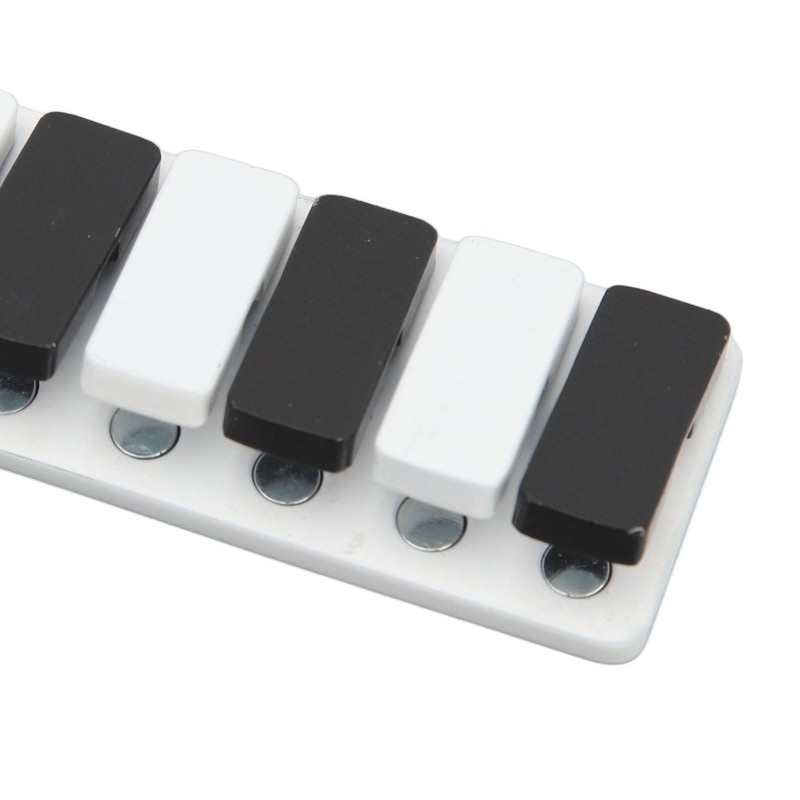 Piano Key Haptic Clicker Toy Zinc Alloy Adult Office Portable