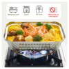 50Pcs Foil Tray Aluminium Foil Baking Trays Foil Take Out