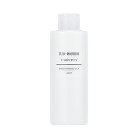 MUJI 44293935 Moisturizing Milk for Sensitive Skin, Light Version, 6.8 fl oz