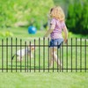 FOREHOGAR Metal Garden Fence 26 in H x 12 ft
