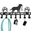 mymai Key Rack with 7 Hooks Wall Mount for Pet