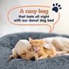Petloox Donut Dog Bed - Premium Comfort for Anxiety Relief
