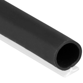 T-Slot Mount Window Weatherstrip Seal 5/16" Bulb Bubble for 3/16" Slot Receptacle 3 Colors & 5 Length Options (25', Black)