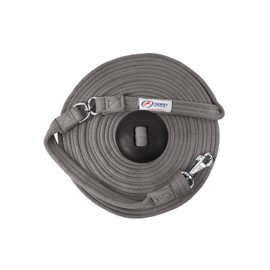 Paris Tack Derby Originals Premium Softgrip 24' and 34' Cotton Swivel Lunge Lines with Rubber Stopper Available in 5 Fun Colors