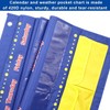 Fancy Land Calendar and Weather Pocket Chart for Kids with