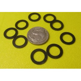 Unbranded Nylon Black Washer,  5/16" Screw, .570" OD x .375" ID x .031 Thick, 100 Pcs