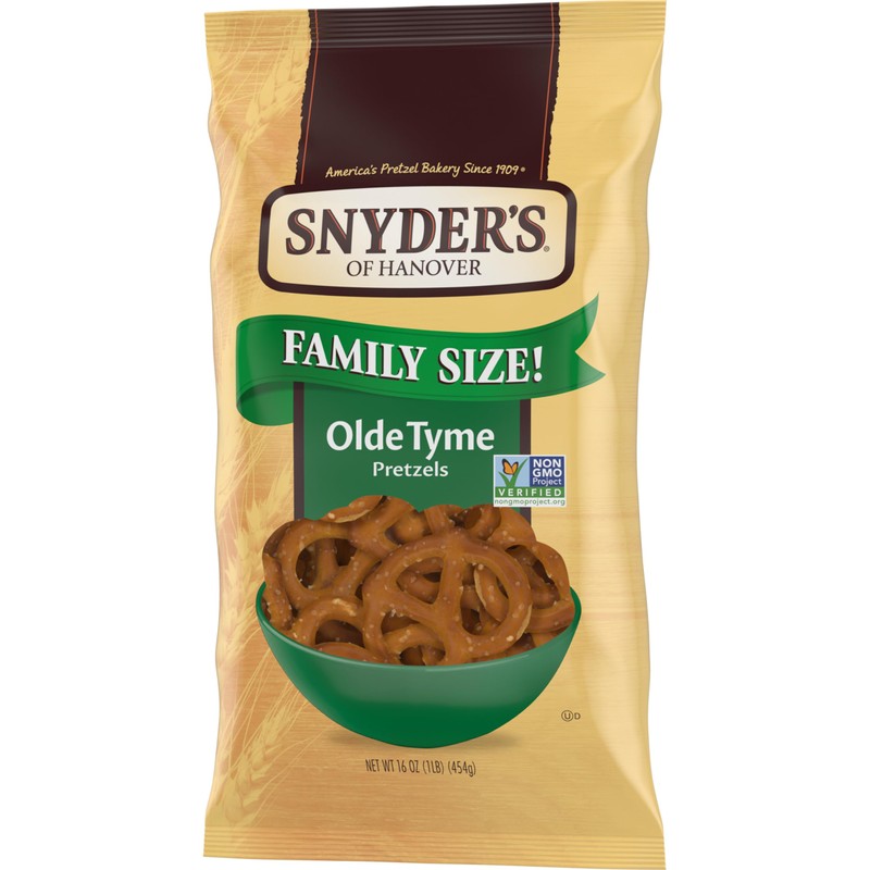 Snyder's of Hanover Old Tyme Pretzels, 16 Oz Bag