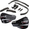 Tusk D-Flex Pro Adventure Handguards – Black Aluminum Bar/Black Shields