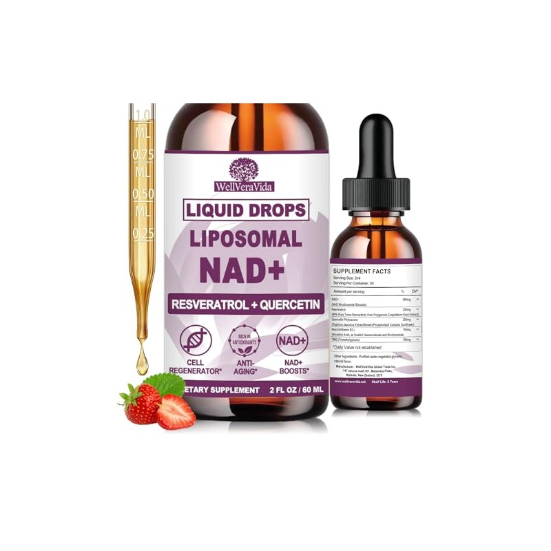 NAD+ Supplements for Men & Women, Extra Strength NMN Alternative