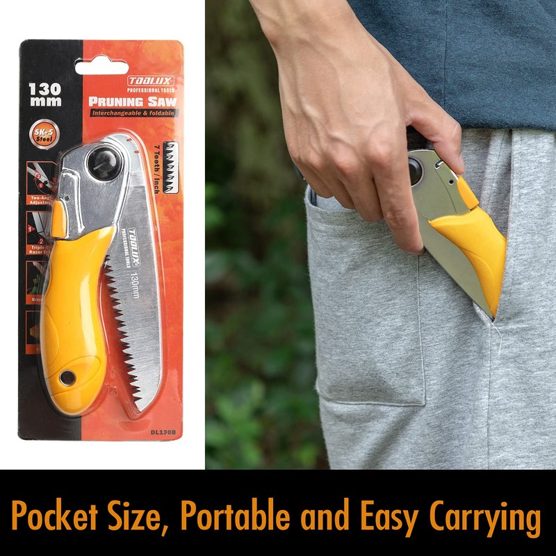 Folding Pruning Hand Saw 5 Inch Camping Wood Mini Small