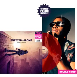 A Boogie Wit Da Hoodie Better Off Alone Ruby Red Vinyl + Hand Signed Poster