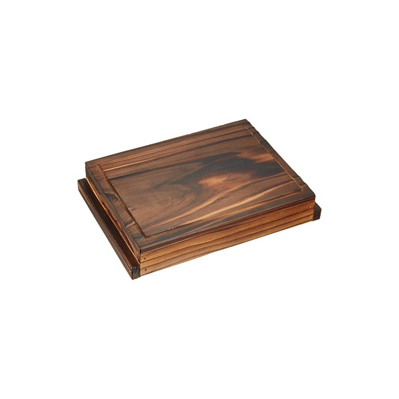 yamako- 焼杉 Buckwheat Board Length Square Wood Frame Only 21551