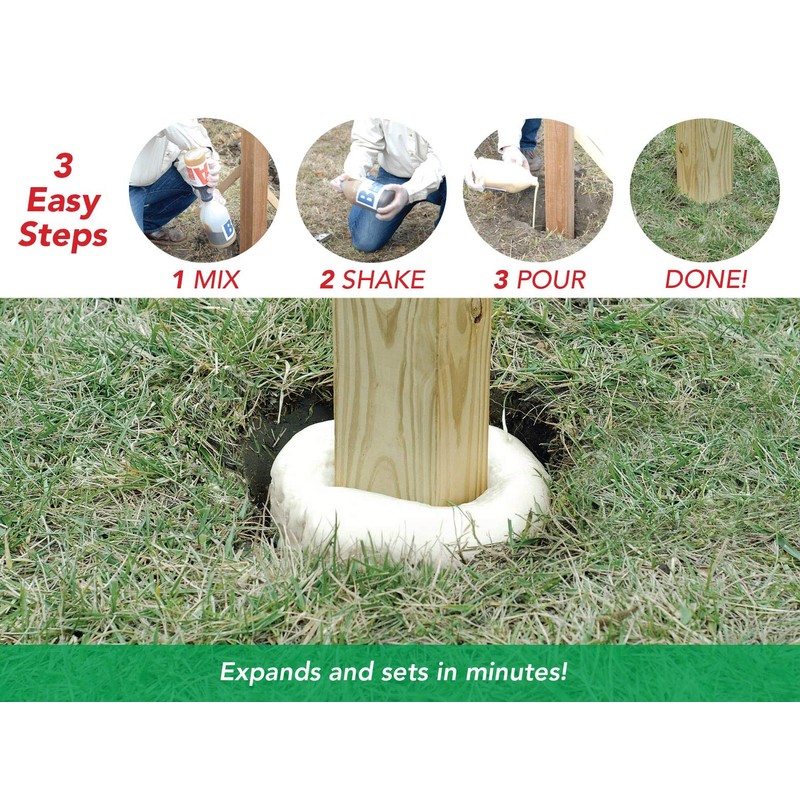 Postloc® - 2 Post Kit - Easy to Use Concrete