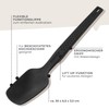 Fackelmann Statement Lift-Up Serving Spoon - Cooking Spoon with Ergonomic