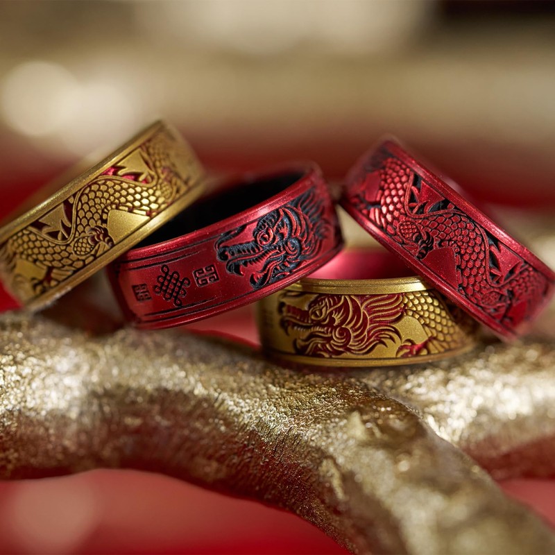 Enso Rings Etched Dualtone Silicone Ring - Comfortable and Flexible